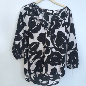 New York & Company Floral Blouse